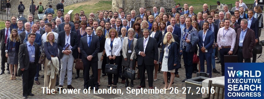 The 5th World Executive Search Congress, Sep 26-27, London, UK